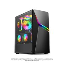 Gabinete Gamer Pixxo Cgax3 Preto S/ Fonte Gabinete Gamer Pixxo Cgax3 Preto S/ Fonte