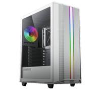 Gabinete Gamer Precision Branco Mid-Tower, Lateral em vidro temperado, led RGB, E-ATX, COC, até 5 fans Gamemax - 8808WT