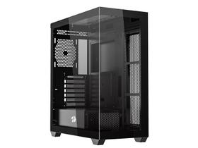 Gabinete Gamer Preto Redragon Deflect Flow ATX, micro ATX, mini ITX Sem fans