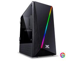 Gabinete gamer pyxis lateral acrilica preto vinik