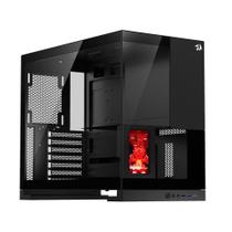 Gabinete Gamer Redragon Eternal Pro ATX Com Tela LCD Sem Fans Preto Gabinete Gamer Redragon Eternal Pro ATX Com Tela LCD Sem Fans Preto