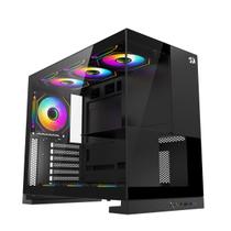 Gabinete Gamer Redragon Eternal S/Fan S/Fonte MidTower Preto - CA-612B