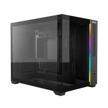 Gabinete Gamer Redragon Wideload Mini Lite RGB M-ATX Preto Gabinete Gamer Redragon Wideload Mini Lite RGB M-ATX Preto