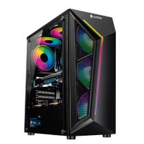 Gabinete Gamer Rgb Hayom Gb1713 Vidro Lateral Temperado