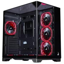 Gabinete gamer rise mode galaxy full glass preto - rm-ca-fg-b Gabinete gamer rise mode galaxy full glass preto - rm-ca-fg-b