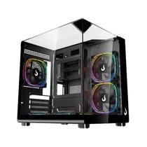Gabinete Gamer Rise Mode Galaxy Full Glass X Mini Vidro Temperado USB 3.0 Sem Fan Preto RMCAFGXNB Gabinete Gamer Rise Mode Galaxy Full Glass X Mini Vidro Temperado USB 3.0 Sem Fan Preto RMCAFGXNB