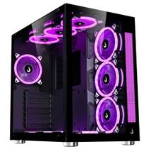 Gabinete gamer rise mode galaxy glass sound black s/ fans - rm-ga-ggs-fb Gabinete gamer rise mode galaxy glass sound black s/ fans - rm-ga-ggs-fb