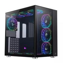 Gabinete gamer rise mode galaxy glass standard black 10 fans - rm-ga-ggsb-argb Gabinete gamer rise mode galaxy glass standard black 10 fans - rm-ga-ggsb-argb