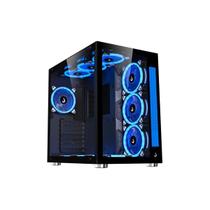 Gabinete Gamer Rise Mode Galaxy Glass Standard, Mid Tower, Sem Fans- RM-GA-GGS-FB