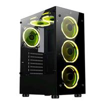 Gabinete Gamer Rise Mode Glass 06X Black, Usb 3.0, Vidro