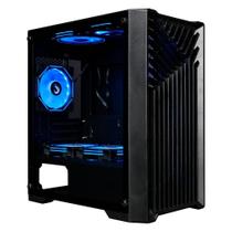 Gabinete Gamer Rise Mode X1, Mid Tower, ATX, Lateral em Vidro Temperado, Sem FANs, Preto - RM-X1-01-FB