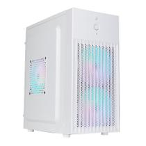 Gabinete Gamer Rise Mode X1 White S/Fan S/Fonte MiniTower M-ATX Branco - RM-GA-OFX1-FW