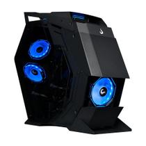 Gabinete Gamer Rise Mode Z4, Mid Tower, ATX, Lateral em Vidro Temperado, Sem FANs, Preto - RM-Z4-04-FB