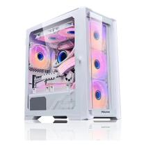 Gabinete Gamer Round5 Astra Mid Tower Lateral em Vidro Temperado Sem Fan Branco