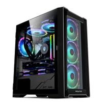 Gabinete gamer round5 astra, mid-tower, vidro temp, s/ fan, black - r5-astra-b-2185 Gabinete gamer round5 astra, mid-tower, vidro temp, s/ fan, black - r5-astra-b-2185