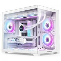 Gabinete Gamer Round5 Blast White, Aquário, Mini Tower, Lateral de Vidro, mATX, Sem Fans, Branco, R5-BLAST-W-2188 Gabinete Gamer Round5 Blast White, Aquário, Mini Tower, Lateral de Vidro, mATX, Sem Fans, Branco, R5-BLAST-W-2188