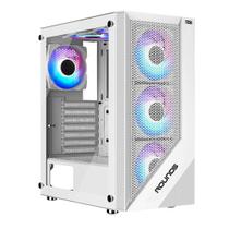 Gabinete Gamer Round5 Syndra, Mid Tower, ATX, Lateral em Vidro, Frente Mesh, Branco - R5-SYNDRA-W-2184 Gabinete Gamer Round5 Syndra, Mid Tower, ATX, Lateral em Vidro, Frente Mesh, Branco - R5-SYNDRA-W-2184