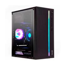 Gabinete Gamer Round5 Viper Black RGB Mid Tower mATX Sem Fans Preto Gabinete Gamer Round5 Viper Black RGB Mid Tower mATX Sem Fans Preto