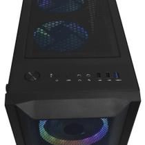 Gabinete Gamer Satellite 2800K E-ATX / 8 Cooler / RGB - Preto Gabinete Gamer Satellite 2800K E-ATX / 8 Cooler / RGB - Preto