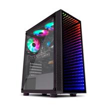 Gabinete Gamer Sem Fonte P3T2C GTPA03 Com LED RGB Goldentec Gamer