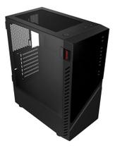 Gabinete Gamer Set Black Vulcan Lateral Em Vidro - Gswgpbr Gabinete Gamer Set Black Vulcan Lateral Em Vidro - Gswgpbr
