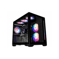 Gabinete Gamer SPACE X, Lateral vidro temperado - CG-412A - K-Mex