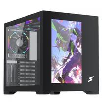 Gabinete Gamer SuperFrame Box Magic - Display 13.3 - 6 Coolers - ATX - Preto - SF-CS-BMMAB6F