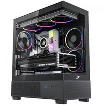 Gabinete Gamer SuperFrame Nebula, Mid Tower, Com 3 Fans