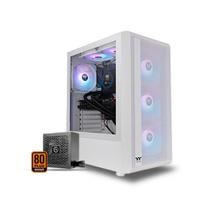 Gabinete Gamer Thermaltake S200tg Argb Mid T. Tglass Snow C/Fonte 650w - Ca-3x2-65m6wz-00