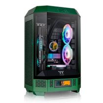 Gabinete Gamer Thermaltake The Tower 300, Micro-Tower, Lateral em Vidro Temperado, 2x FANs 140mm, Racing Green - CA-1Y4-00SCWN-00