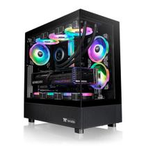 Gabinete Gamer Thermaltake View 270 Plus TG ARGB, Mid-Tower, Lateral em Vidro, 3x FANs ARGB, Preto - CA-1Y7-00M1WN-01