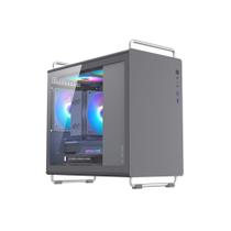 Gabinete Gamer Tiny Pro Lateral De Vidro Com 5 Fans Rgb