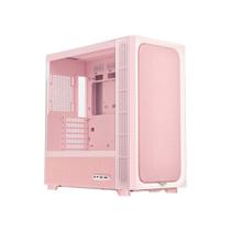 Gabinete Gamer TRYX Flova F50, Mid-Tower, ATX, com Fan Cross-Flow e Vidro Temperado, Rosa, Sem Fonte - C-F500F-FM1E-G0Q