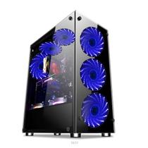 Gabinete gamer video atx 01150 8 coolers