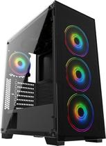 GABINETE GAMER VIDRO USB3.0 XWAY 01144 6 FANS RGB Cor:RGB