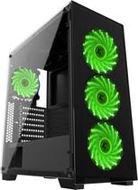 Gabinete Gamer Vidro Usb3.0 Xway 01144 Com 4 Cooler Fans Led