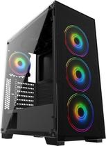 Gabinete Gamer Vidro Usb3.0 Xway 01144 Com 6 Fans Cooler Rgb