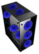 Gabinete Gamer Vidro Usb3.0 Xway 01150 Com 8 Fan Cooler