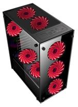 Gabinete Gamer Vidro Usb3.0 Xway 01150 Com 8 Fan Cooler