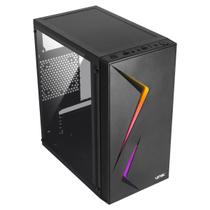 Gabinete Gamer Vinik Twin Edge Preto Lateral Acrilico Gabinete Gamer Vinik Twin Edge Preto Lateral Acrilico