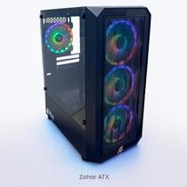 Gabinete Gamer Zohar ATX com 4 Fans RGB e Vidro Temperado - A+Plus Tech