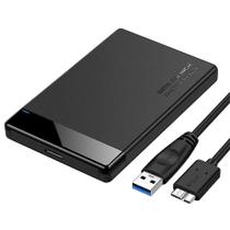 Gabinete HDD/SSD 2.5" SATA para USB 3.0 e USB-C - Adaptador com Caixa Externa