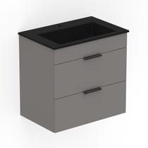 Gabinete Integrado 2 Gavetas com Lavatório 65x62cm Cube