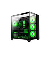 Gabinete k-mex gamer aquario tiger shark cg-04j1