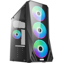 Gabinete Kalkan Husk Lite Atx Mid Tower Usb 2.0 Preto Sem Fan Klk00070