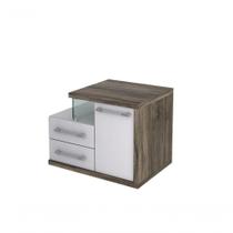 Gabinete Legno 650 (somente Balcão) Branco Chess C-carvalho Dark Gabinete Legno 650 (somente Balcão) Branco Chess C-carvalho Dark