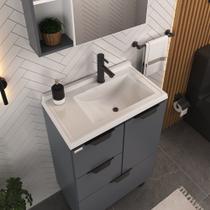 Gabinete Luiza 60 com Pés - Fabribam