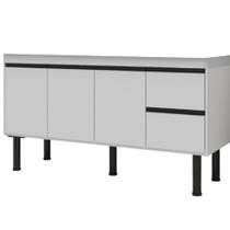 Gabinete Madeira Color 1,74 Metros Branco/Branco - 289 - PRIMATTO Gabinete Madeira Color 1,74 Metros Branco/Branco - 289 - PRIMATTO
