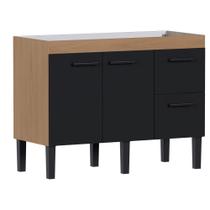 Gabinete Madeira Sabia 1,14 Metros Jequitibá Preto Para Pia 1,20 Metros - P103607 - COZIMAX Gabinete Madeira Sabia 1,14 Metros Jequitibá Preto Para Pia 1,20 Metros - P103607 - COZIMAX