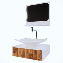 Gabinete Madri Western 50 C/cuba + Kit Acessórios